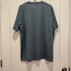 Adidas Mens Climalite Heathered Blue Gray Training Active Shirt CW1916 Size XL
