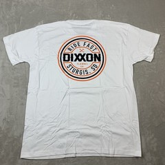 Dixxon Flannel Co T Shirt Men 2XL White Sturgis Ride Fast Corpo Short Sleeve
