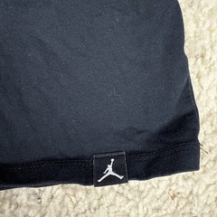 Nike Air Jordan Jumpman Logo Tee Mens T-Shirt Black Green Size L Sportswear Top