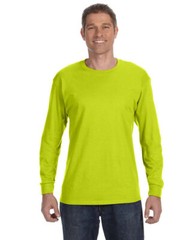 Gildan Cotton Long Sleeve T Shirt Mens Blank Casual Plain Tee Sport 5400