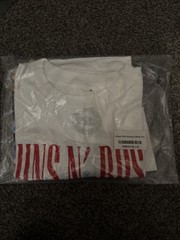 Official Guns N Roses 2023 North America Tour Shirt Size Large White New