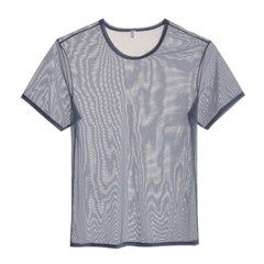 ZONBAILON Men‘s Sexy Breathable Mesh Fitted Shirt Top Short Sleeve T-Shirts