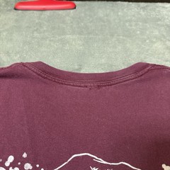 2020 RARE MF DOOM Double Sided Burgandy Shirt Mens Size XL (23×27)