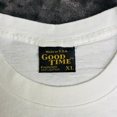Vintage Single Stitch T Shirt Good Time XL 100% Cotton Porter Paints Teflon
