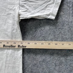 VTG Costa Rica Shirt Mens L White Graphic Tee Embroidered Map Logo Lightweight