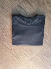 TROLL CO. men’s black t-shirt SIZE: L “blue collar bastard” graphic on the back