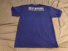 Nipsey Hussle The Marathon Continues Memorial T Shirt Blue Large Rap Tee