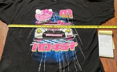 Hello Kitty Racing T-Shirt 2XL Black Sanrio Tokyo Speed Graphic Tee