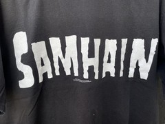 Samhain RARE VTG 2001 T Shirt Blue Grape Merch Large Glenn Danzig Evilive Music