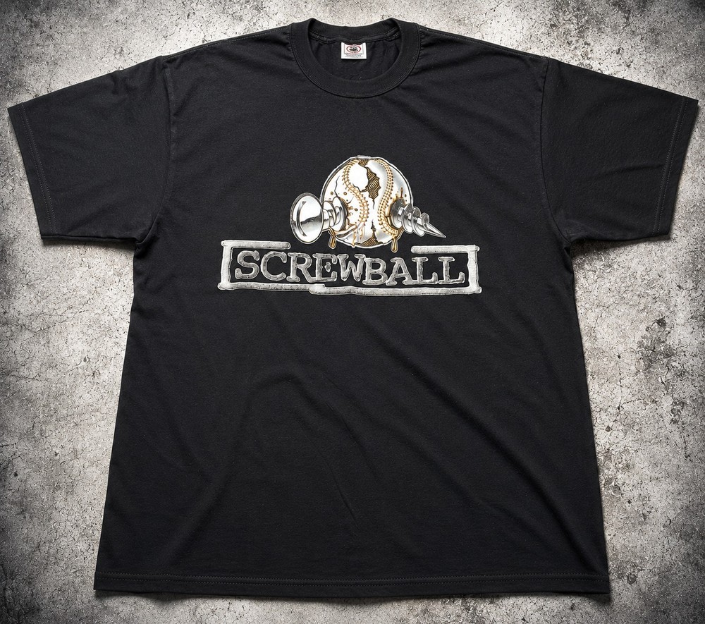 Vintage 1999 Screwball Y2K Promo T Shirt Tommy Boy Records Hip Hop Rap XL