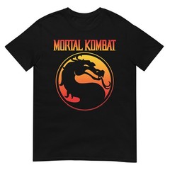 Mortal Kombat Klassic Dragon Gradient Logo Video Game T-Shirt