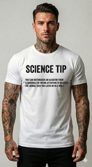 Science Tip Shirt • Funny Alligator vs Crocodile Joke Sarcastic Science tee