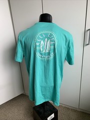 Reel Life Men’s Short Sleeve Graphic Tee Size Large Teal
