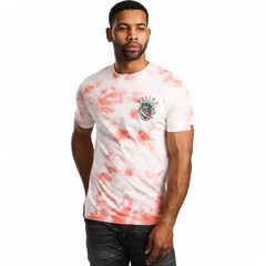 Men’s Sullen Art Co. No Biters Coral White Crystal Wash Tattoo Tee T-Shirt M-XL