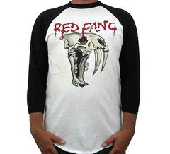 RED FANG (Fang Jersey) Men’s 3/4 Sleeve T-Shirt