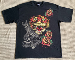 Liberty Zone Tiger Yazbek 100% Cotton Double-Sided Graphic T-Shirt Large