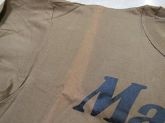 Rothco Marines Tshirt Coyote Brown IRREGULAR DEFECT Discoloration Down T-Shirt