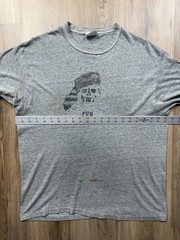 80’s VINTAGE Fur Trappers Jam Band Grey T-Shrit Size XL 5050 Skull Jolly Roger’s