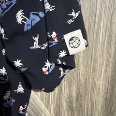 Free Planet Shirt Men’s Large Water Themed Short Sleeve Tee Top