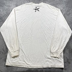 Vintage Split Uncommon Threads Shirt Mens XL White Black Star Surf Skate Y2K