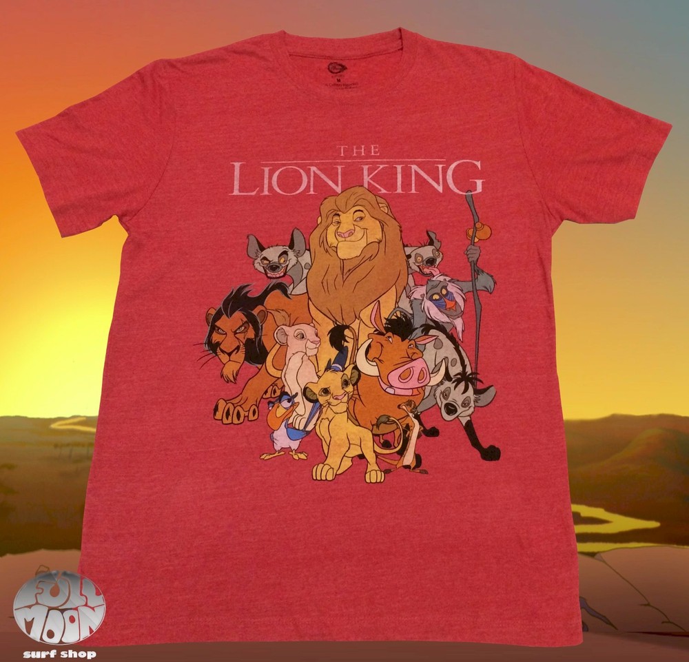New Disney Lion King Mufasa Crew Mens T-Shirt