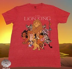 New Disney Lion King Mufasa Crew Mens T-Shirt