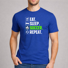 Soccer Shirt Funny Sarcastic Soccer Routine Art Graphic Men Boys Sport Fan