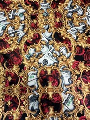 Drill Clothing Mens Baroque Gold Money T Shirt 3XL 4XL 5XL Big Urban