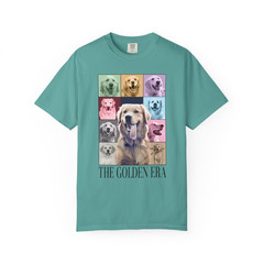 Golden Retriever Dog Shirt Comfort Colors®: Relaxed Fit, Soft Cotton – Unisex