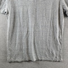 The Men’s Store at Bloomingdale’s Striped Linen Tee Men’s Size Medium Dark Slate