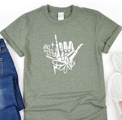 Homebody Shirt, Skeleton Tee, Skull Floral T-Shirt, Gift Shirt, Gift for her