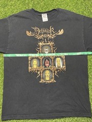 VINTAGE Y2K DETHKLOK METALOCALYPSE TOUR BLACK T-SHIRT SZ L Cartoon Network RARE