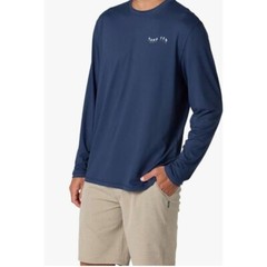 Hang Ten Men’s Long Sleeve Sun Tee, UPF 50+, Quick-Dry Fabric, Lightweight, XL