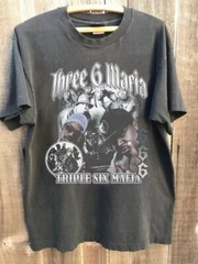 Three Six Mafia Hip Hop Charcoal Unisex T shirt 90s Retro Style Reprint S-5XL