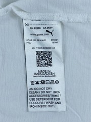 Puma BMW Motorsport MMS Essential Racer Logo White T Shirt Men’s Size Large EB2