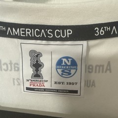 PRADA 36th America’s Cup Crew Neck MAUKU T-Shirt Men White Polyester M