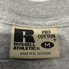 VTG 90’s Russell Athletic Pro Cotton Heavyweight Pocket Tee Blank Gray Men’s M