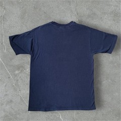 Vintage 80s Hanes Beefy-T IAFF Firefighters Navy Made USA