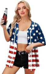 USA Flag Baseball Jersey Patriotic Unisex Shirt for Men & Women Adult & Youth