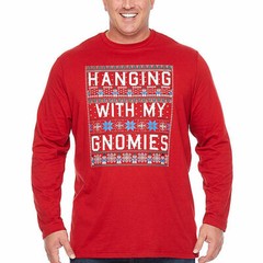 Foundry Men’s Big & Tall Hanging With My Gnomies Long sleeve Tee Shirt 5XL NEW