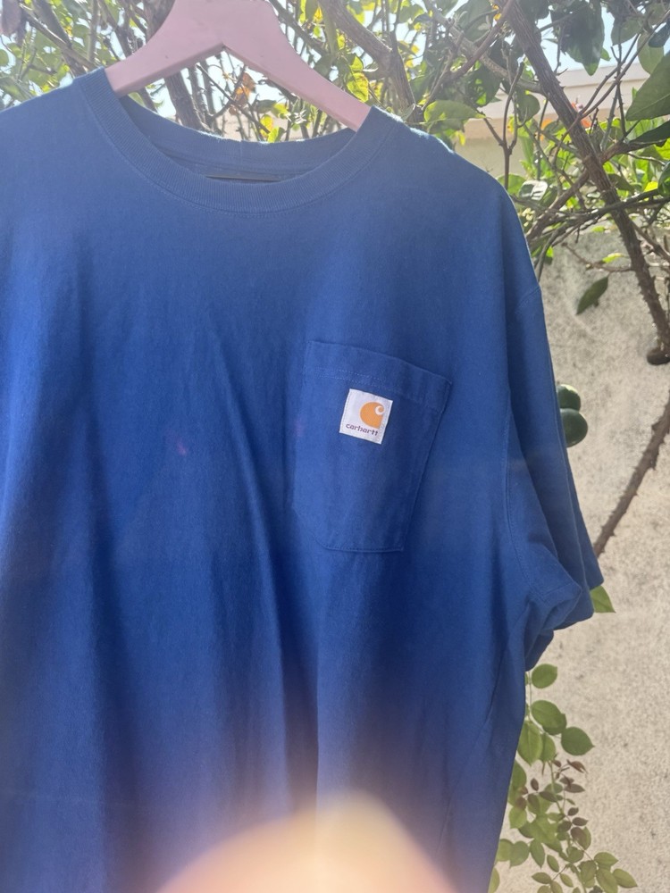 Carhartt Men’S K87-NVY Large Short Sleeve T-Shirt