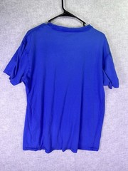 Polo Ralph Lauren Shirt Medium Blue Yellow Pony Crew Neck T Shirt Preppy Casual