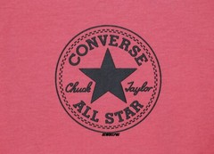 NWT Converse Men SS Crew T-Shirt Tee “CHUCK TAYLOR BIG ALL STAR PATCH EDITION”