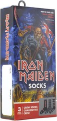 Iron Maiden – Perri’s – Iron Maiden – Crew Socks (Assorted Styles 3 Pack Gift Bo