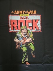 Sgt Rock Our Army at War Men’s T-Shirt Comic Book Tee Shirt XL NWOT