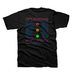 RUSH Band T Shirt Fifty Something North American Tour 2026 Reprint
