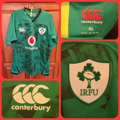 IRFU IRELAND NATIONAL TEAM 2020-21 HOME SHIRT RUGBY JERSEY Canterbury XL