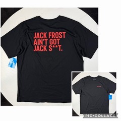 Columbia “Jack Frost Ain’t Got Jack..” Graphic T Shirt Mens Large SS Black New L