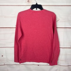 Bonobos Shirt Mens Small Pink Long Sleeve T-Shirt Slim Fit Top Cotton Blend Knit
