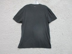 Adidas Shirt Large Adult Black Athletic Logo Stretch Running Gym Modern Fit Mens
